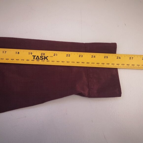 Old Navy Everyday Men's Size Large Burgundy Button Down Built in Flex Shirt - Picture 11 of 12